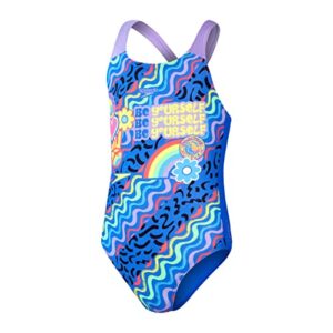 Speedo Girl's Girls Digital Placement Splashback Swimsui