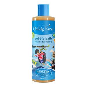 Childs Farm | Kids Bubble Bath 500ml | Organic Raspberry | Gently Cleanses & Soothes | Suitable for Dry