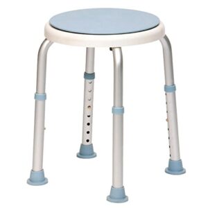 Drive DeVilbiss Healthcare Rotating Rounded Bath / Shower Stool with Swivel Sea