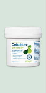 Cetraben, eczema cream, dry skin cream, body cream; moisturiser