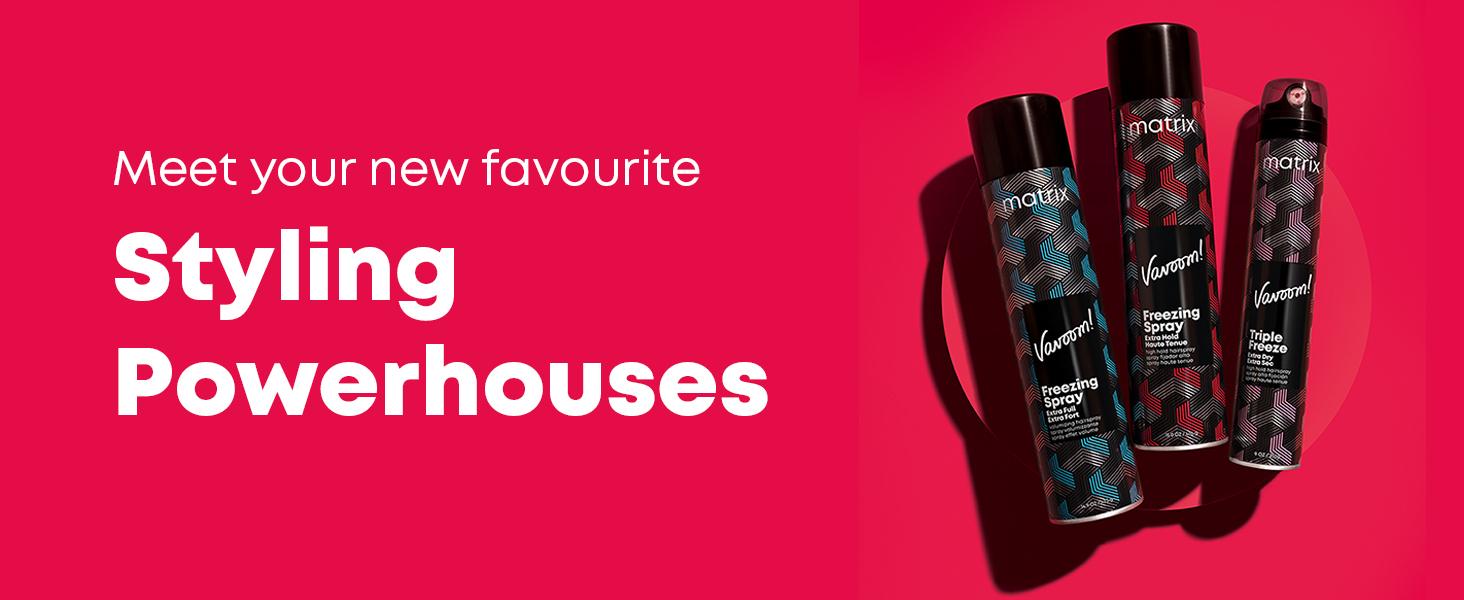 Matrix Vavoom Triple Freeze Extra Dry High Hold Hairspray