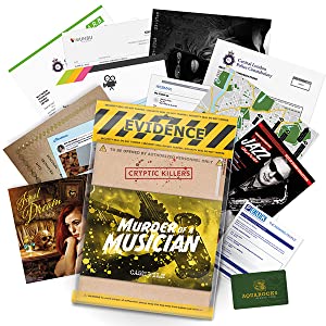 Murder Case File Mystery Folder Crime Solve Detective Game Fun Police Hunt Play Party