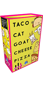 Blue Orange | Taco Cat Goat Cheese Pizza | Card Game | Ages 8+ | 2-8 Players | 10-30 Minute