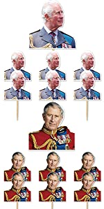  King Charles III Coronation Cake Toppers