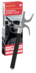 Retractable Steering Wheel Lock Universal Car Steering Lock Anti-Theft Device & Deterrent