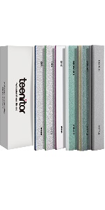 Teenitor Rectangle Professional Nail File Set
