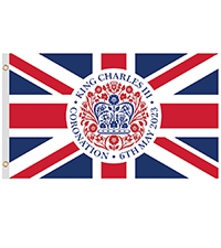 King Charles III Coronation Decoration Emblem Flags