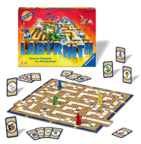 Ravensburger Labyrinth - Moving Maze Family Board Game for Kids and Adults Age 7 and Up - Christmas Gifts