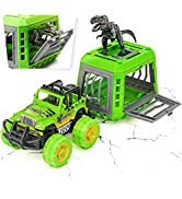 Dinosaur Toys for Kids, 4pcs Take Apart Dinosaur Construction Boys Toys with Storage Box Electric...