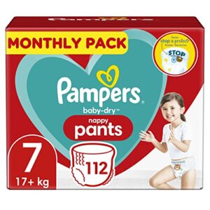 Pampers Baby Nappy Pants Size 7 (17+ kg/37.5 Lb)