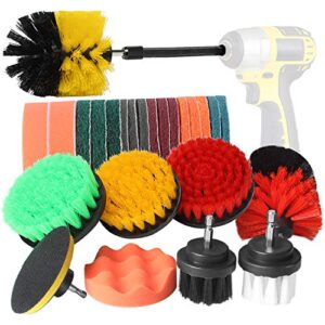BYGD Drill Brushes，26 Pieces Drill Cleaning Brush Set