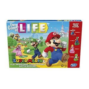 Hasbro Gaming The Game of Life - Super Mario Edition Board Game for Kids Aged 8+ ( English Version )