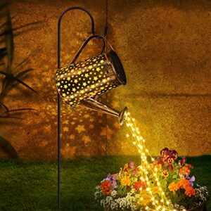 MEDE Watering Can Solar Garden Lights Outdoor Ornaments