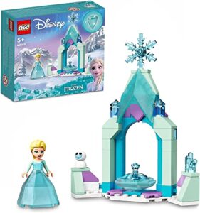 LEGO 43199 Disney Elsa’s Castle Courtyard Diamond Dress Set