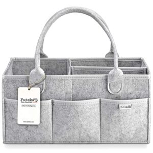 PUTSKA Baby Nappy Caddy organiser - Baby essentials for newborn