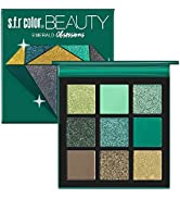 Dual Color Eyeshadow Makeup Palette, Waterproof Durable Frosted Pigment Nude Everyday Lazy Eye Sh...