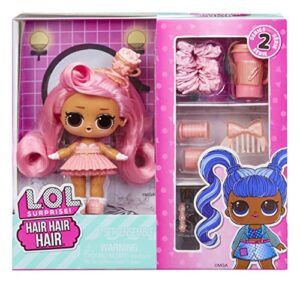 LOL Surprise Hair Hair Hair Dolls Series 2 - Unbox 10 Surprises Including a Collectible Doll with Real Hair