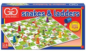 Folding Snakes and Ladders Set Traditional Board Games for Adults Kids Beginners Children Indoor Fun Ideal Box Se