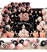 40th Birthday Decoration Men, Navy Blue Gold 40th Birthday Party Decorations with Happy Birthday ...