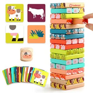 TOP BRIGHT Childrens Board Games for Kids 3 4 5 Year Old Girls Gifts Boy Educational Toys age 3 4