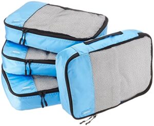 Amazon Basics Packing Cubes - Medium (4-Piece Set)