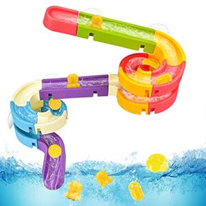 Bath Toys Bath Track Game Shower Toys Bath Watermill Toy Baby Bath Toys Water Slide With Wind-Up Duck