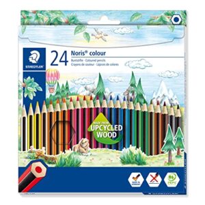 STAEDTLER 185 C24 Noris Colour Colouring Pencils - 24 Assorted Colours (Pack of 24)