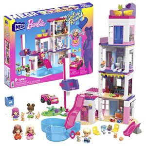 MEGA Barbie Color Reveal Building Toys Dreamhouse with 30+ Surprises