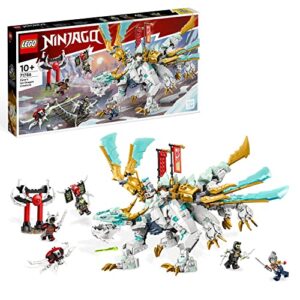 LEGO 71786 NINJAGO Zane’s Ice Dragon Creature 2in1 Dragon Toy to Action Figure Warrior