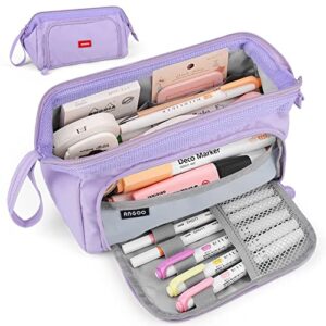 Sibontier Pencil Case Large Capacity Pencil Case for Girls Boys Pencil Bag for Teenager Women Makeup Bag Pencil Pouch Office College Student Stationery Organizer