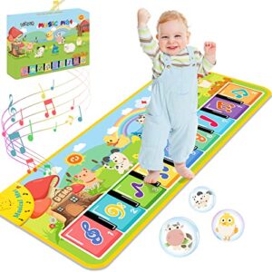 Lobyoh Music Piano Mat for Kids with 5 Modes