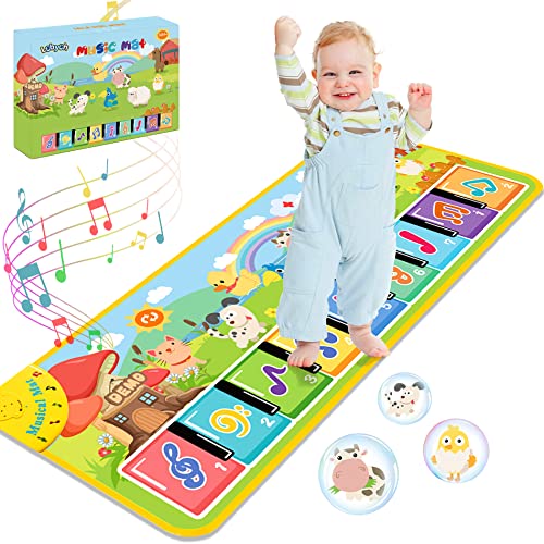 Lobyoh Music Piano Mat for Kids with 5 Modes