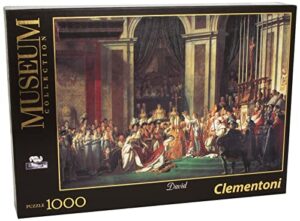 Clementoni C01314164 Museum Collection-Jacques Louis David-The Consecration of the Emperor Napoleon I-1000 pieces art-Made in Italy