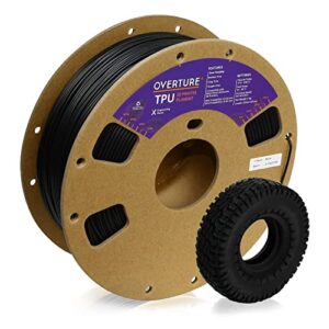 OVERTURE TPU Filament 1.75mm Flexible TPU Roll 3D Printer Consumables