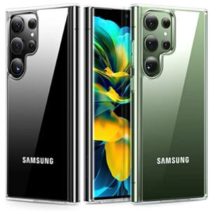 TORRAS Diamond Clear Samsung S23 Ultra Case [NO.1 Military Shockproof] [Never Yellow] Samsung Galaxy S23 Ultra Case Shockproof Slim Thin Silicone Protective Samsung S23 Ultra Phone Case Cover 5G Clea