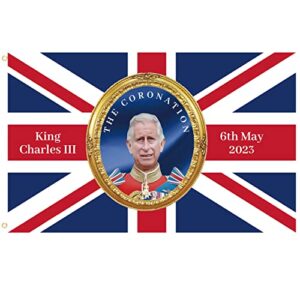 5ft X 3ft (150cm X 91cm) King Charles Iii Coronation Flag