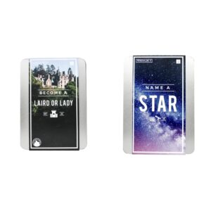 Gift Republic Ltd GR100008 Personalise It - Become a Laird Or Lady & GR100004 Name a Star Gift Box