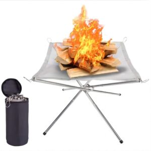 Nestling Portable Foldable Outdoor Camping Fire Pit