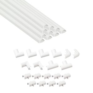 D-Line 2010W-400 White Micro Trunking Kit