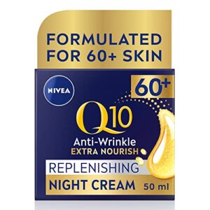 NIVEA Q10 Power 60+ Skin Anti-Wrinkle + Replenishing Night Cream (50 ml)