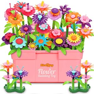 Fivejoy Flower Garden Building Toys for 3 Year Old Girls Boys