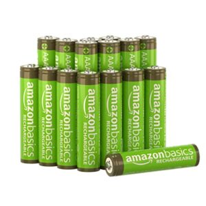 Amazon Basics AAA Rechargeable Batteries (16-Pack) 800mAh Pre-charged