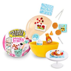 MGA's Miniverse Make It Mini Food Diner Series 1 - DIY Resin Play in Blind Ball Packaging - Unbox Surprise Ingredients & Kitchen Accessories - Great for Kids and Collectors Aged 8+