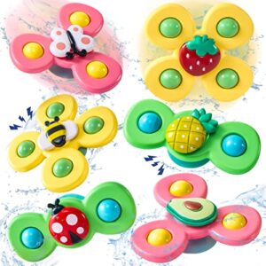 Otthoni 6 PCS Suction Cup Spinner Toys for Babies