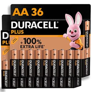 Duracell Plus AA Alkaline Batteries [Pack of 36]
