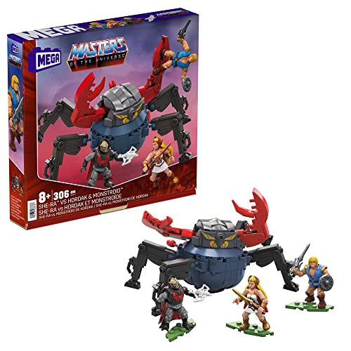 MEGA Masters of the Universe She-Ra vs Hordak & Monstroid MOTU Fan Collector Toy Car Building Set