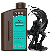 3D Printer Resin, SUNLU Nylon-Like Fast Curing 3D Resin, Stronger, Tough and Durable 3D Resin for...