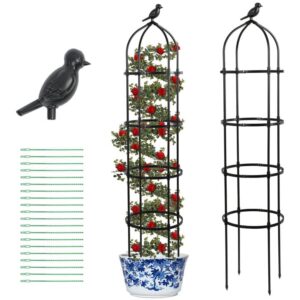 Garden Obelisk Stainless Steel Obelisks for Climbing Plant Obelisk for Garden Obelisk Trellis for Roses