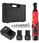 Cordless Electric Ratchet Wrench, JUSTOOL 3/8