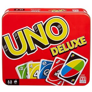 Mattel Games UNO?? Deluxe Card Game for with 112 Card Deck